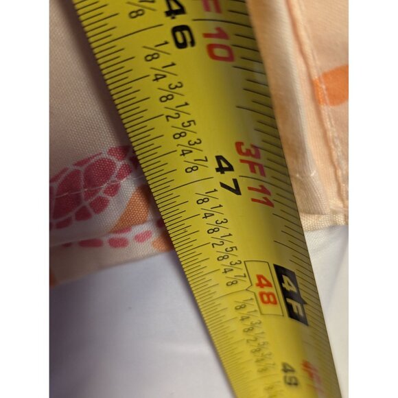 Modern Southern Home Twin Flat Sheet With Pink & Orange Sean Turtle Print - Picture 5 of 5